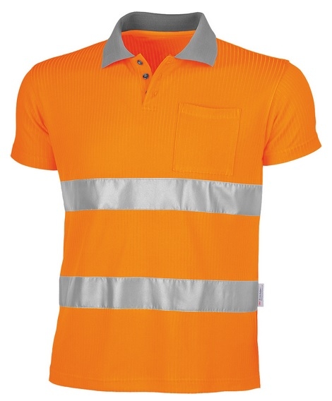 Qualitex 162035 High visibility polo shirt Orange
