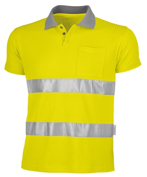 Qualitex 162036 High visibility polo shirt Yellow