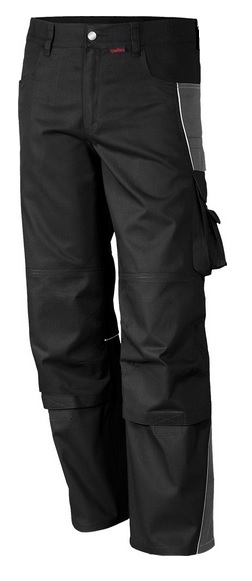 Qualitex PRO 61938TC8 Working trousers Black-grey