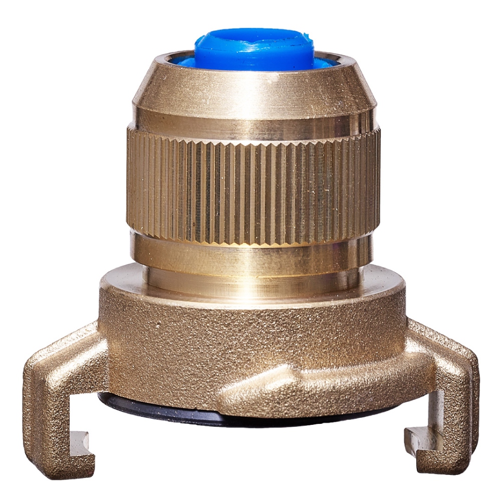 Quick coupler for water hose brass, 1/2'' and 3/4''