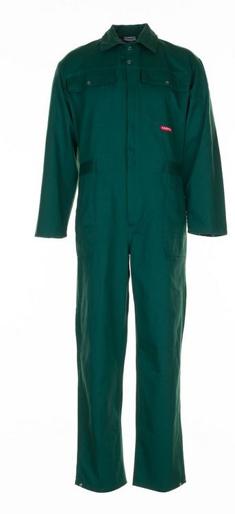 Planam BW270/1543 Rallye working overall 100% cotton green XS-3XL