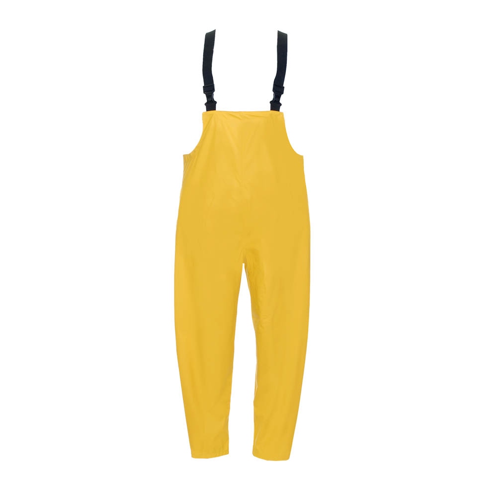 RL 4121 breathable PU rain dungarees Yellow S-3XL