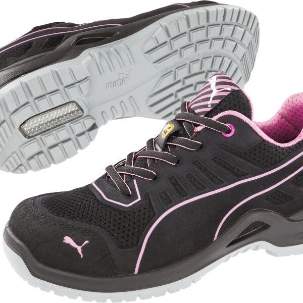 Puma 644110 FUSE TC PINK WNS LOW Lady safety shoes S1P ESD