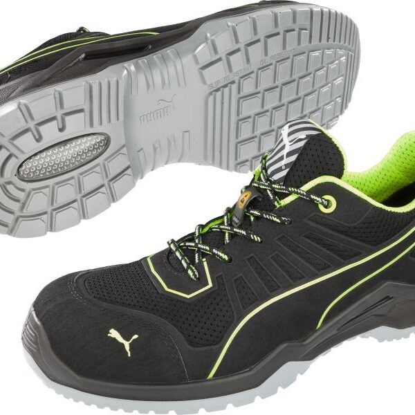Puma 644210 FUSE TC GREEN LOW Safety shoes S1P ESD SRC