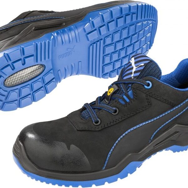 Puma 644220 ARGON BLUE LOW Technics Line Safety shoes S3 ESD