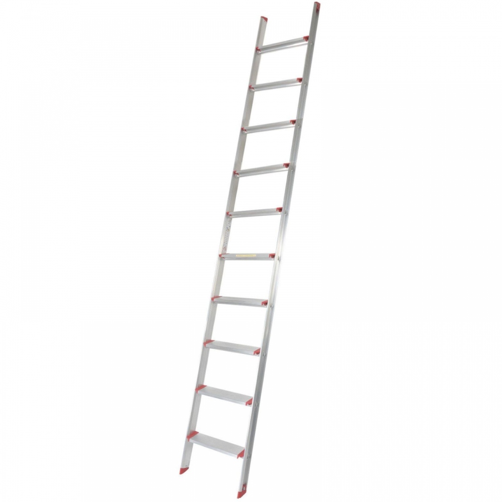 Rise-Tec® Professional single section 10-step ladder EN131, 2,90 m