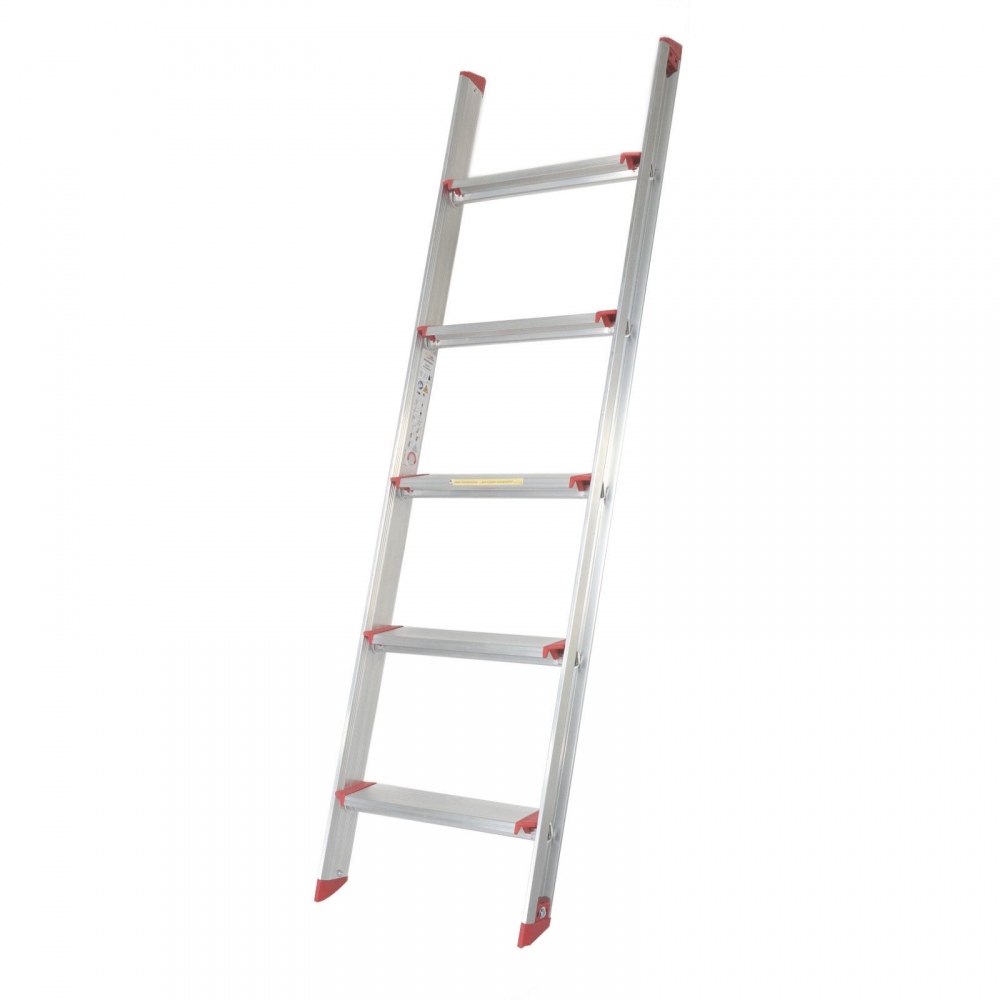 Rise-Tec® Professional single section 5-step ladder EN131, 1,55 m