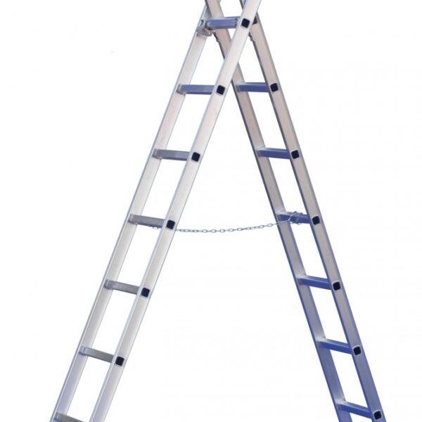 Rise-Tec® 8216 2-part combination ladder max. 4.10 m