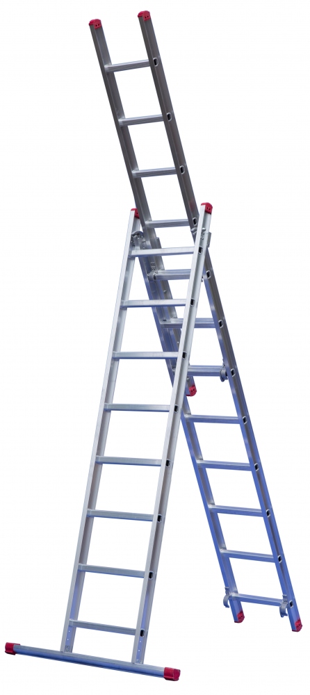 Rise-Tec® 8226 3-part extension ladder without rope max. 5.60 m