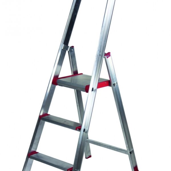 Rise-Tec® Professional 3-step ladder single-sided height 0.70 m EN131
