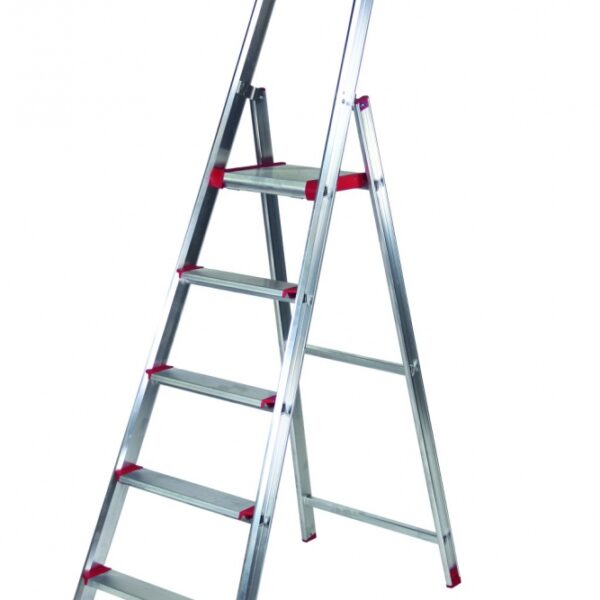 Rise-Tec® Professional 5-step ladder single-sided height 1.20 m EN131