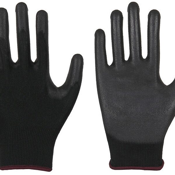 Soleco 201493 PU-coated fine knit safety gloves black Cat.2 6-11