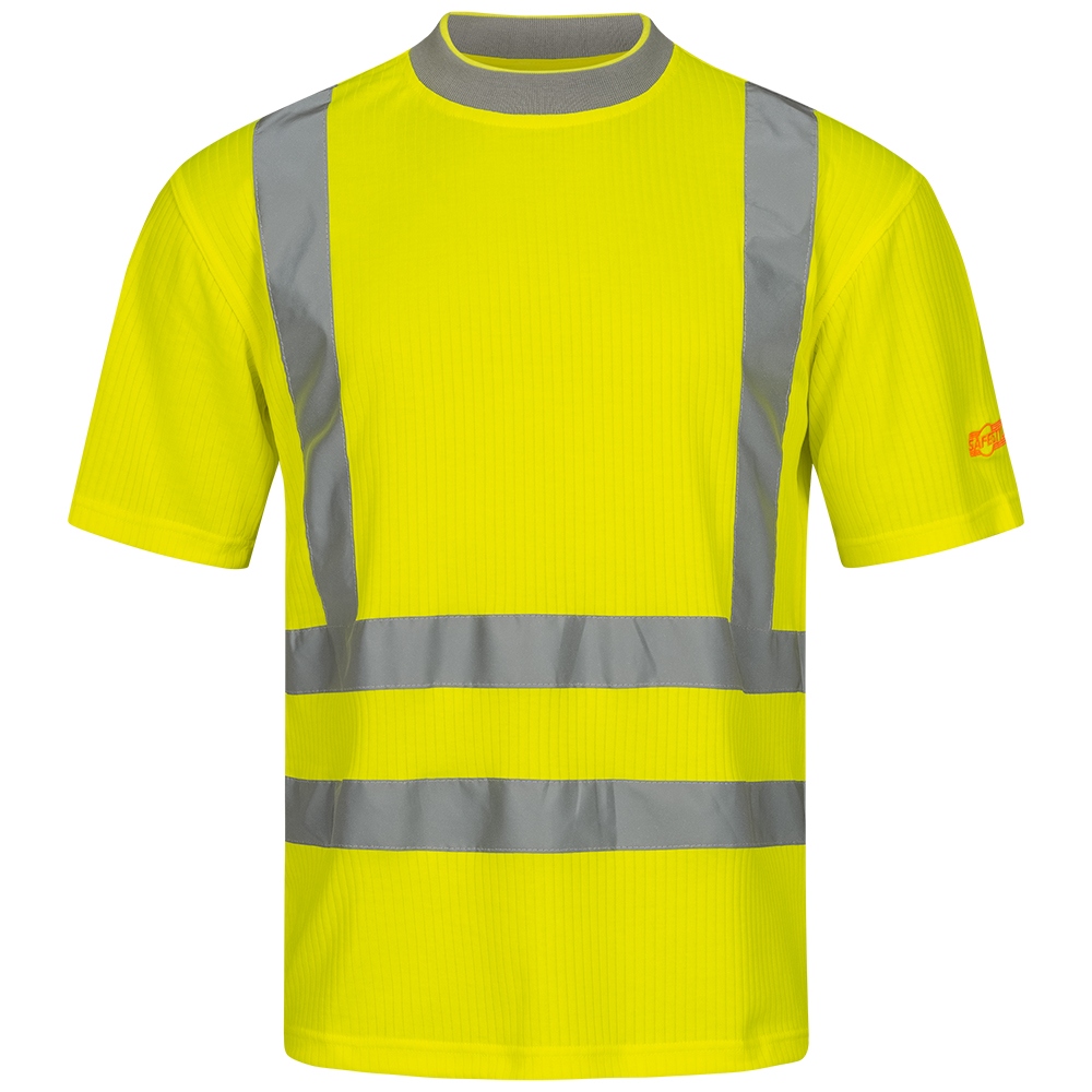 Hi-Vis Safety T-Shirt with UV protection yellow S-4XL Safestyle 22697