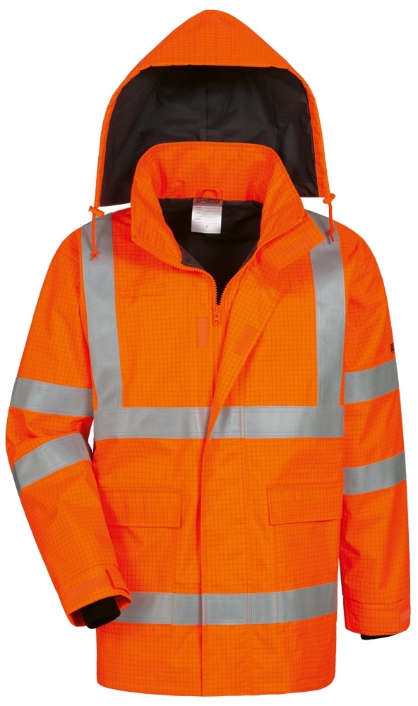 Hi Vis Multinorm Rain Jacket EN20471 orange S-3XL, Safestyle 23484