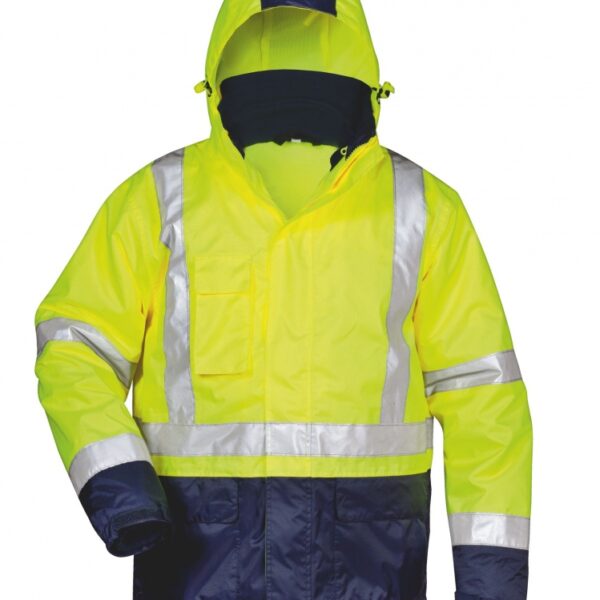 Safestyle 23502 ALF High visibility 3 in 1 jacket yellow-blue