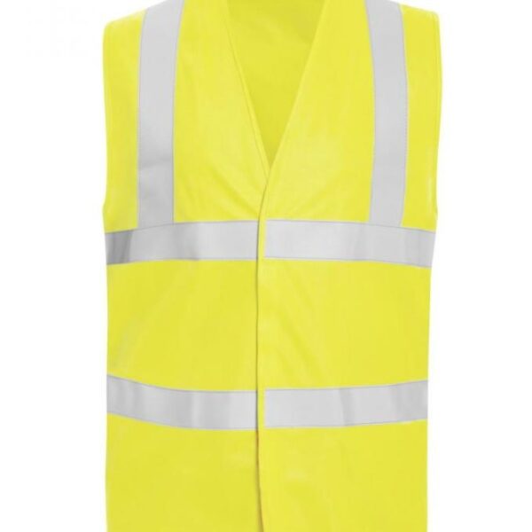 Flame retardant high visibility vest FR yellow S-4XL, Safestyle 23505
