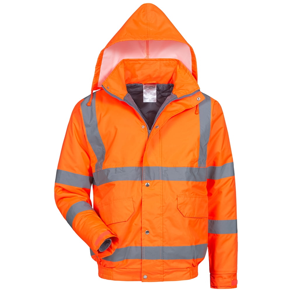 Safestyle 23541 EUGEN High visibility pilot jacket orange S-4XL