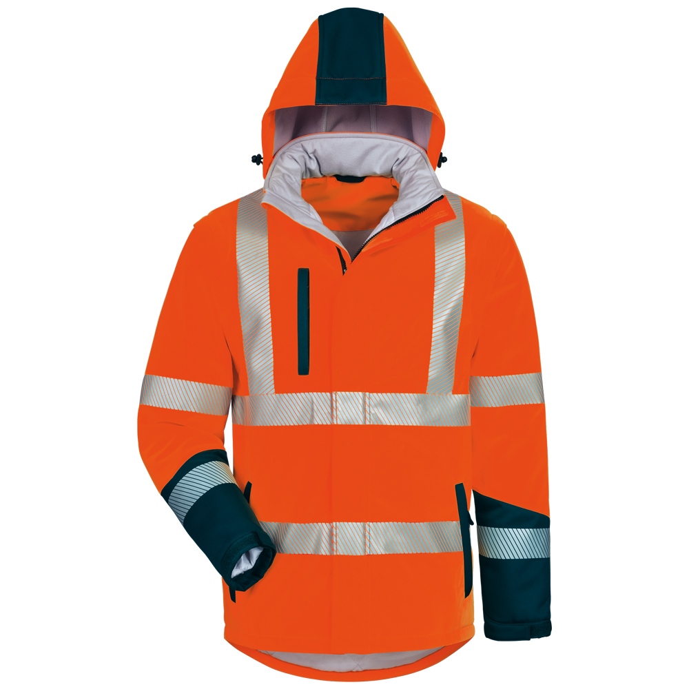 Winter 2-in-1 Softshell Jacket orange/marine S-3XL, Safestyle 23563