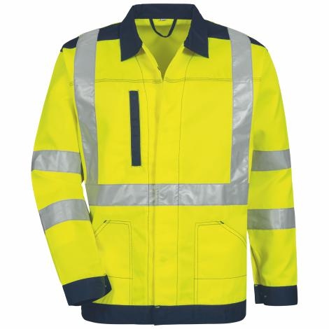 Safestyle 23720 SEBNITZ High visibility jacket yellow/navy class 3