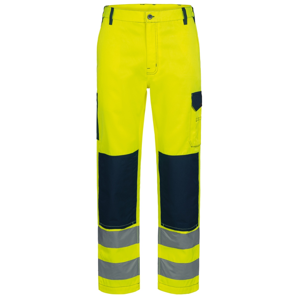 Safestyle 23722 WERDAU Men's High visibility trousers yellow/navy