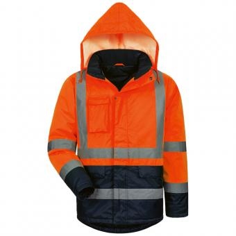 Safestyle 23532 STEFAN High visibility parka orange/navy S-4XL