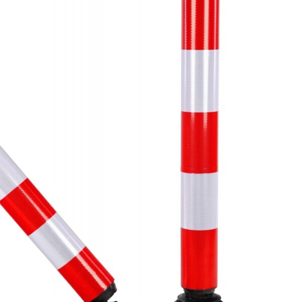 CRASH STOP SB1000 Flexible Post, PE, red-white, 100 cm