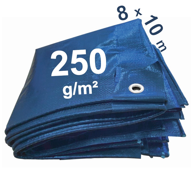 Tector 84336/8010 Heavy Blue PE-Tarpaulin 250g/m², 8x10m