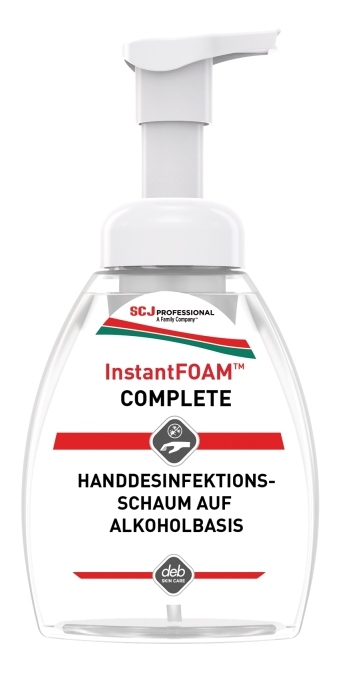 Deb instantFOAM Complete alcohol based instant hand sanitizer 250 ml