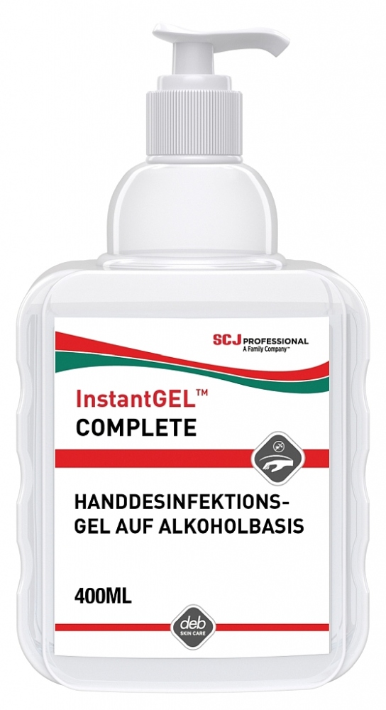 Deb instantGEL Complete alcohol based instant hand sanitizer 400ml