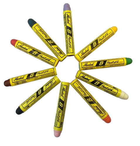 Set of 10 MARKAL B Paintstik Solid paint Marker - All Surfaces