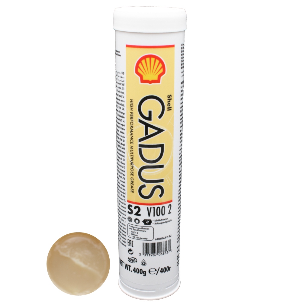 Shell Gadus S2 V100 2 EP General Purpose Lithium Grease 400g cartridge