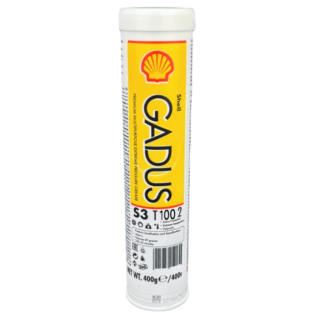 Shell Gadus S3 T100 2 Premium Multipurpose Grease NLGI-2, 400g