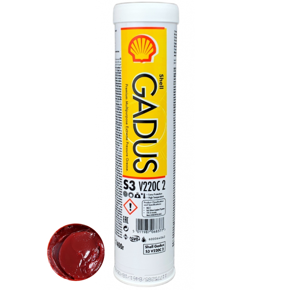 Shell Gadus S3 V220C 2 Lithium Complex Extreme Pressure Grease 400g