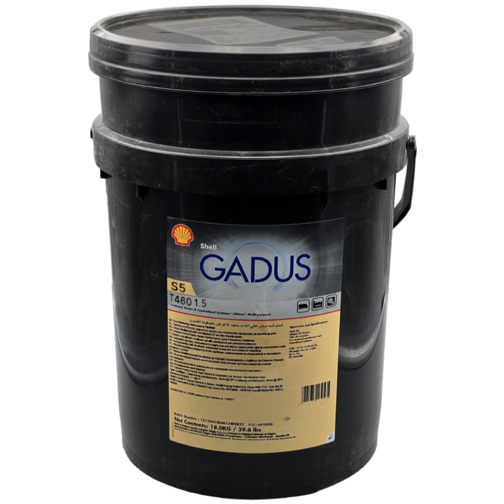 Shell Gadus S5 T460 1.5 Multipurpose heavy duty grease 18 kg bucket