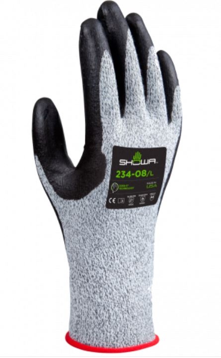 Showa 234 Cut protection gloves nitrile coated level D