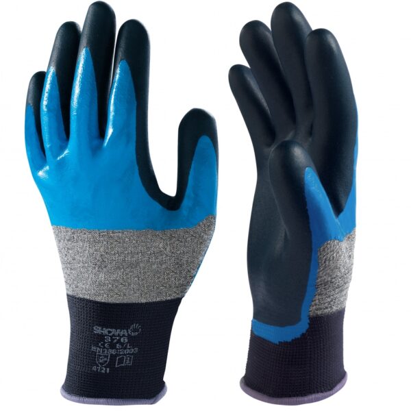 Showa 376R Multipurpose protection gloves nitrile coated