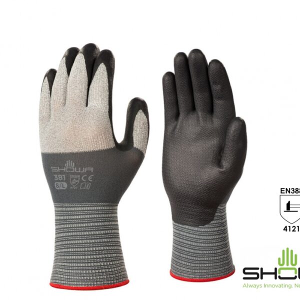 SHOWA 381 Multi purpose nitrile safety gloves 6-10