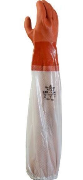 Showa 640 PVC chemical protection gloves long 600mm