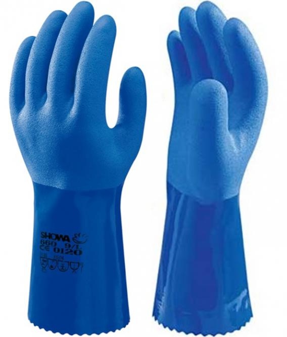 Showa KV 660 Vinyl safety gloves 8-11