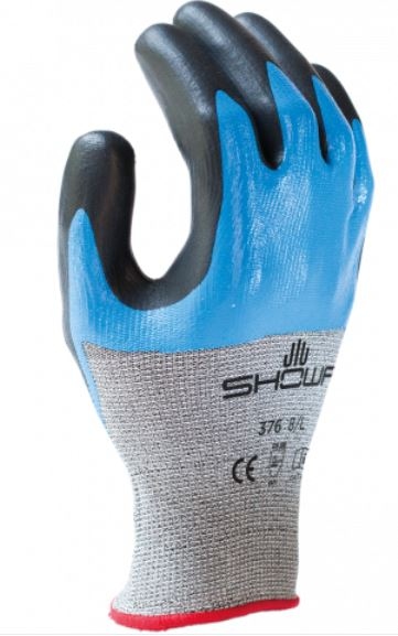 Showa S-TEX 376 Cut resistant gloves nitrile coated level D