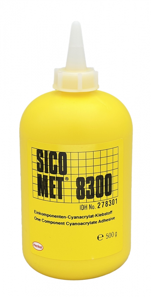 Sicomet 8300 Cyanacrylate instant adhesive high strength clear 500g