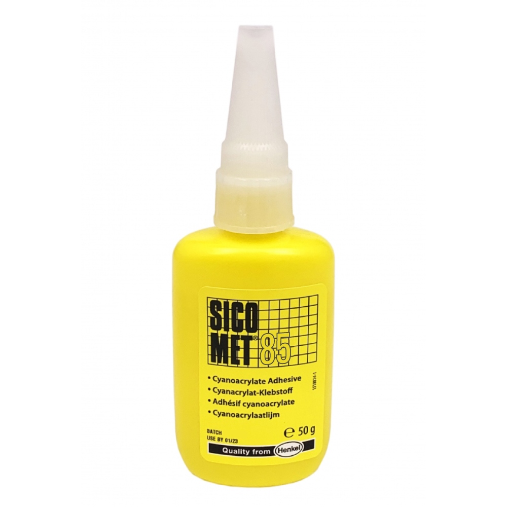 Sicomet 85 Cyanacrylate instant adhesive glue high strength clear 50g