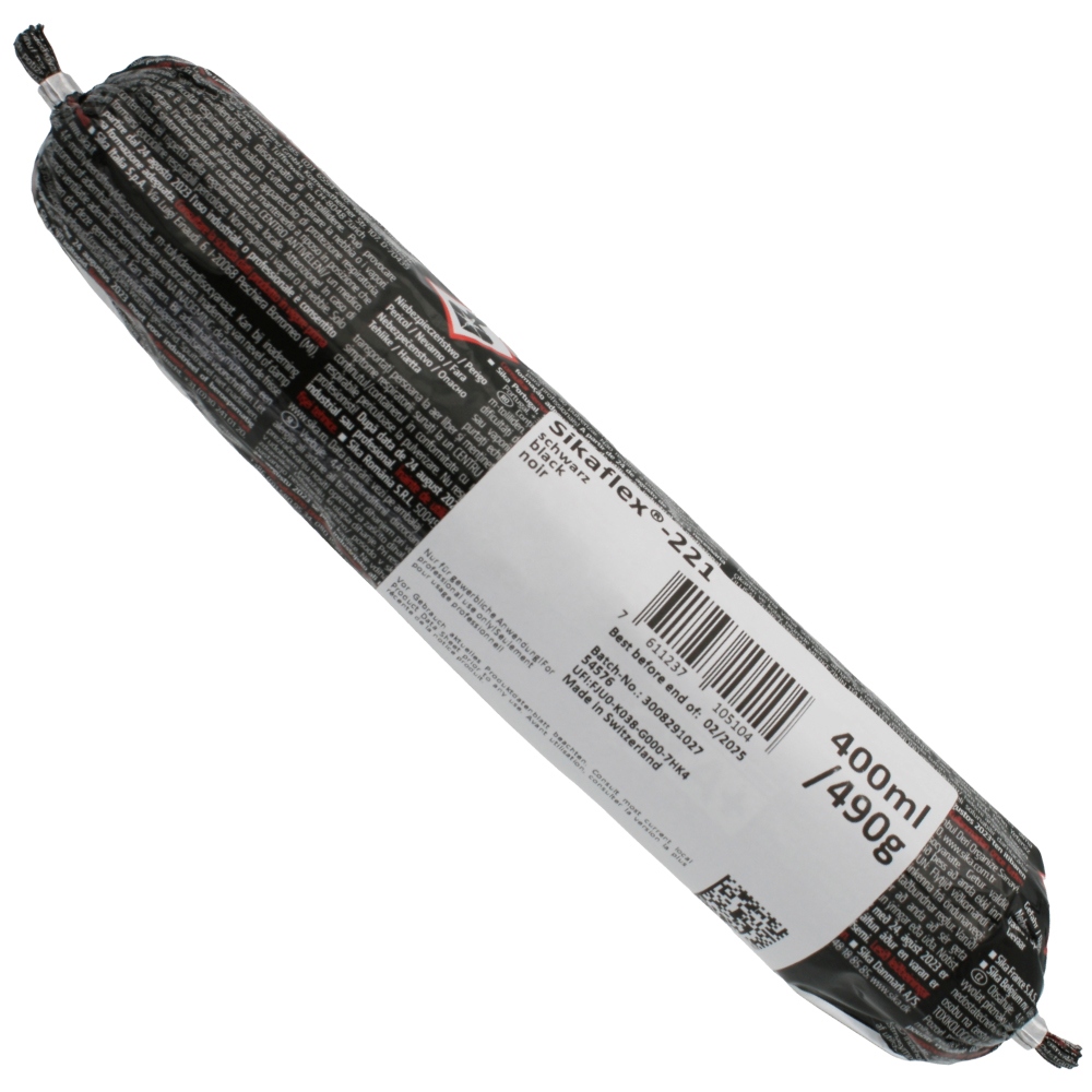 Sikaflex 221 multi-purpose polyurethane sealant black 400ml