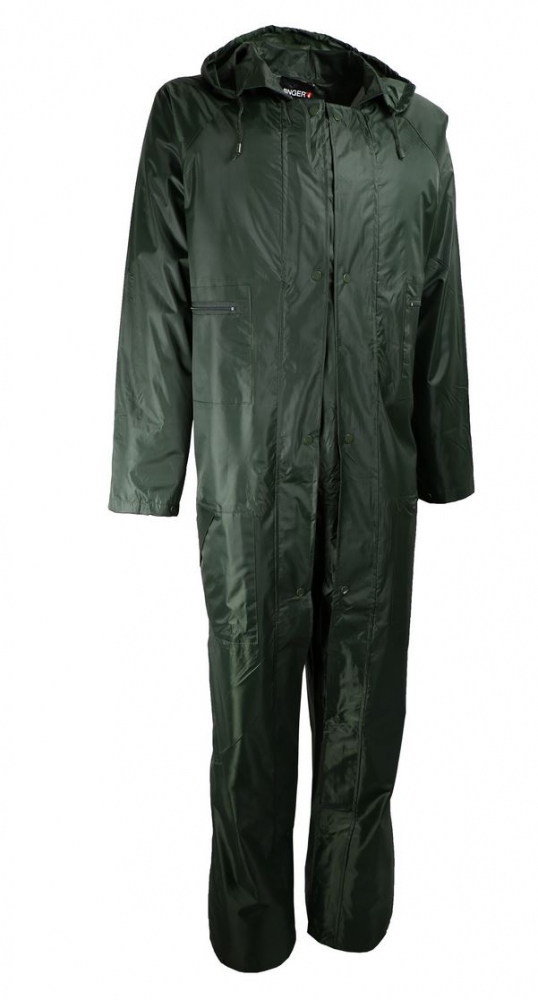 PU rain coverall light & stretch olivgrün M-2XL, Singer VPLOSLOV