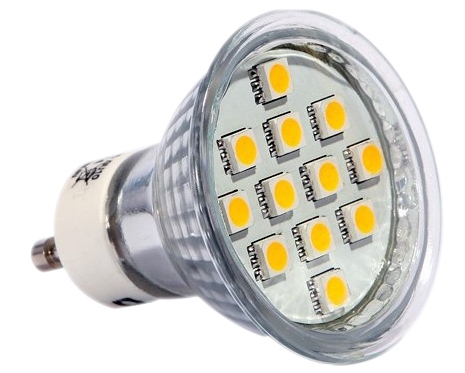 GU10 SMB04 LED light bulb warm white 3200K 18lm 3,6K
