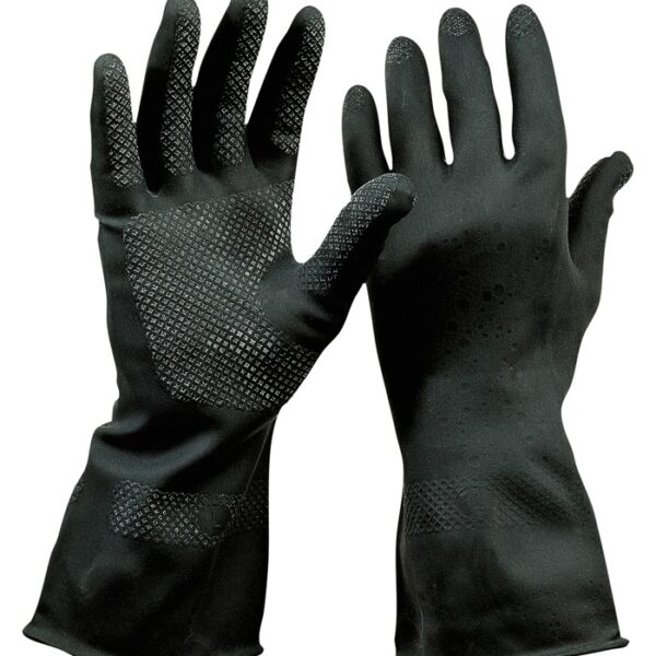 Solidstar 1362 Neoprene chemical safety gloves black  7-10