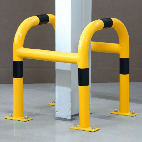 Crash Stop SRR-500 Post protection, steel, yellow, max. 40x40 cm