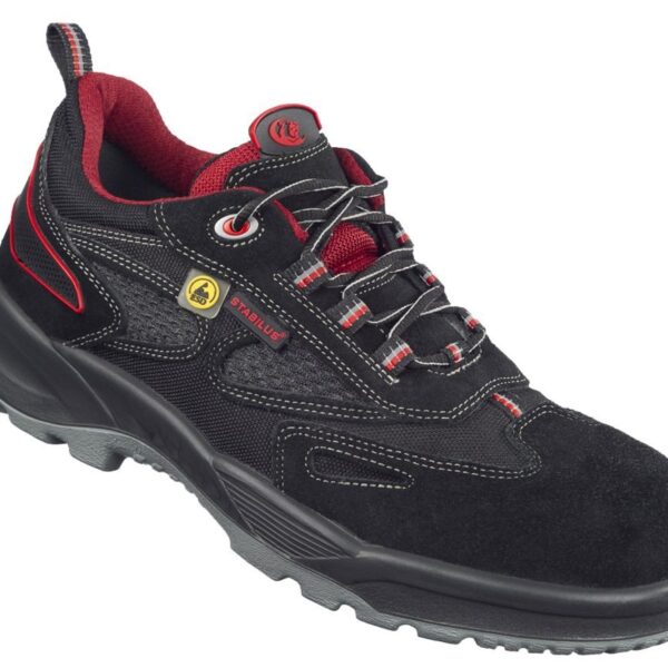 Stabilus 5211A EMIL LOW XB Safety shoes ESD S1 black/red