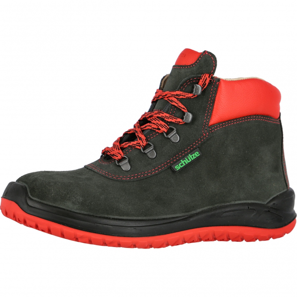 Schütze Safety Roofer Profi high shoes S3 black/red