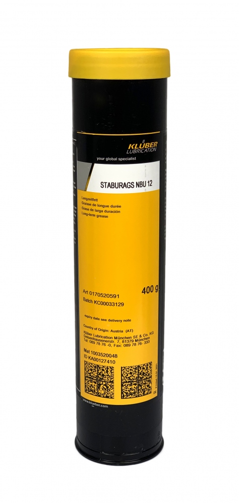 Klüber STABURAGS NBU 12 Bearing grease 400g cartridge